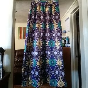 XL Ankara Skirt NWOT
